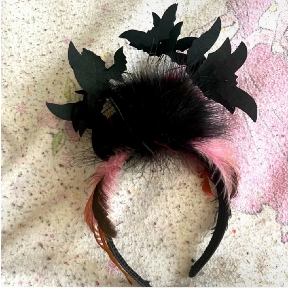 Dolls Kill Bats & Feathers Headband